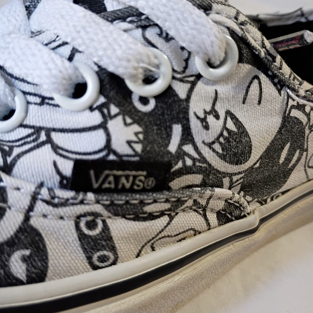Vans Nintendo Super Mario Bros Villains Game Over Sneakers W7 M5.5 Canvas Skate - Picture 13 of 15